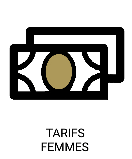 Icône des tarifs femmes.